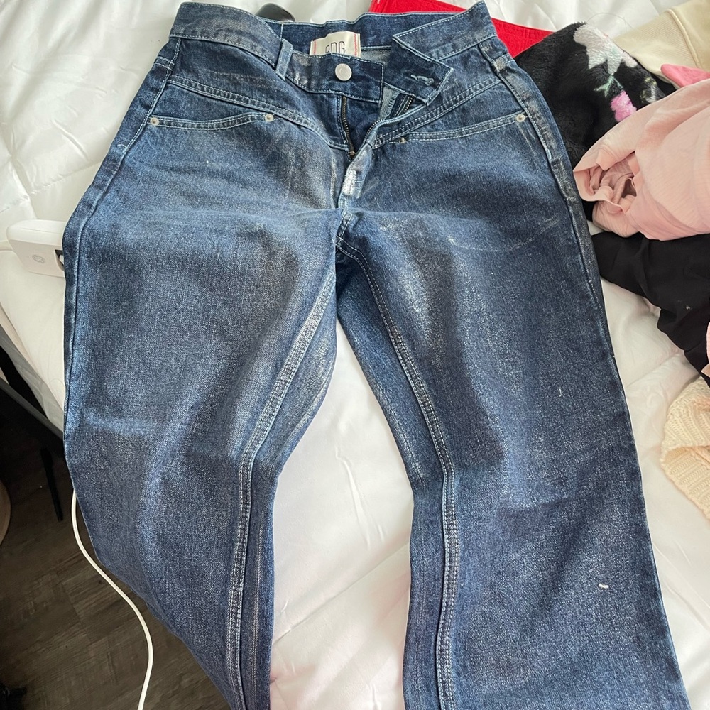 BDG glitter straight leg Jean